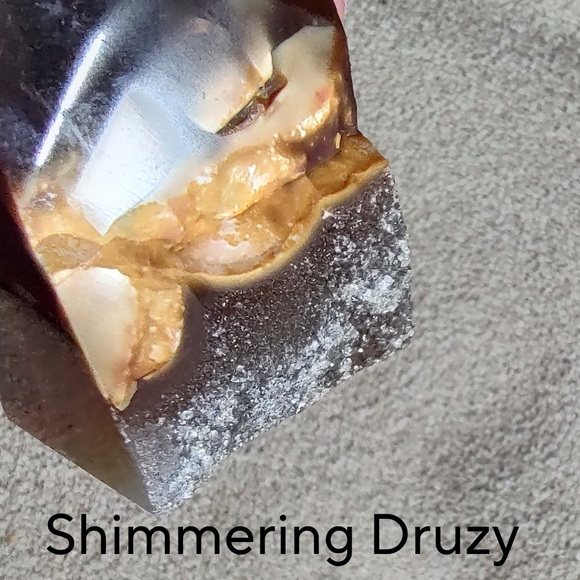 Chubby Druzy Agate Tower - Picture 6 of 6